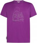 Icebreaker Herren Tech Lite III Sunset Camp T-Shirt (Größe S, lila)