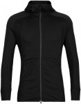 Icebreaker Herren ZoneKnit Hoodie Jacke (Größe S, schwarz)