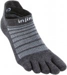Injinji Run Lightweight No-Show Merino Socken (Größe 44.5 , grau)
