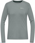Jack Wolfskin Damen Vonnan Longsleeve (Größe L, gruen)