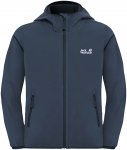 Jack Wolfskin Kinder Fourwinds Jacke (Größe 116, blau)