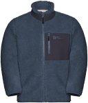 Jack Wolfskin Kinder Ice Curl Jacke (Größe 128, blau)