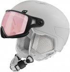Julbo Damen Globe Reactiv 1-3 High Contrast Visierhelm (Größe 54-58CM, weiss)