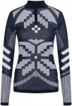 Kari Traa Damen Faith Half Zip Longsleeve (Größe XS, blau)