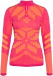 Kari Traa Damen Faith Half Zip Longsleeve (Größe L, pink)