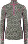 Kari Traa Damen Rose Half Zip Longsleeve (Größe XS, gruen)