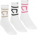 Kari Traa Damen Tennis 3er Pack Socken (Größe 36 , weiss)