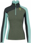 Karpos Damen Federa Half-Zip Pullover (Größe L, oliv)