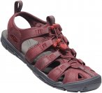 Keen Damen Clearwater CNX Leather Sandale (Größe 37, rot)