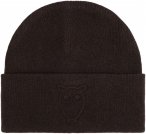 KnowledgeCotton Apparel Embossed Owl Mütze (Größe ONE SIZE, braun)