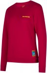 La Sportiva Damen Climbing on the Moon Pullover (Größe XS, rot)