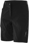 Löffler Damen Comfort Stretch Light MTB Hose kurz (Größe L, schwarz)