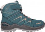 Lowa Kinder Maddox Warm GTX Mid Schuhe (Größe 32, tuerkis)