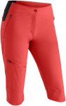 Maier Sports Damen Inara Slim Capri Vario Shorts (Größe 4XL, rot)