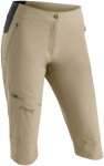Maier Sports Damen Inara Slim Capri Vario Shorts (Größe XS, beige)