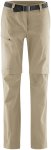 Maier Sports Damen Nata T-Zip Off Hose (Größe S, beige)