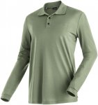 Maier Sports Herren Ulrich Polo Longsleeve (Größe M, gruen)
