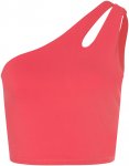 Mandala Damen Cropped Shoulder Sport BH (Größe S, orange)