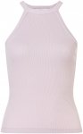 Mandala Damen Ribbed Halterneck Top (Größe S, rosa)