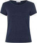 Mandala Damen Round Neck T-Shirt (Größe L, blau)