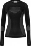 Bergzeit Basics Damen Meru Atka Longsleeve (Größe XL, schwarz)