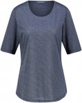 Bergzeit Basics Damen Meru Rundu T-Shirt (Größe XS, blau)
