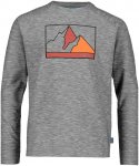 Bergzeit Basics Kinder Meru Carlton B Longsleeve (Größe 116, grau)
