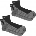 Bergzeit Basics Meru Srinagar 2er Pack Socken (Größe 35 , schwarz)