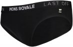 Mons Royale Damen FOLO Unterhose (Größe XS, schwarz)
