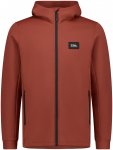 Mons Royale Herren Arcadia Merino Hoodie Jacke (Größe XL, rot)