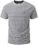 moon Herren Striped Tech T-Shirt (Größe S, grau)