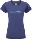 Mountain Equipment Damen Headpoint Skyline T-Shirt (Größe XS, blau)