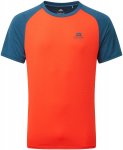 Mountain Equipment Herren Nava Crew T-Shirt (Größe XL, orange)
