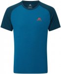 Mountain Equipment Herren Nava Crew T-Shirt (Größe M, blau)