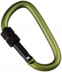 Munkees D-Shape Carabiner w. Screw Lock (Größe 6x60mm, gruen)