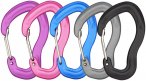 Munkees Karabiner mit Drahtschnapper 2er Pack (Größe One Size, pink)