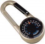 Munkees Compass/Thermometer Carabiner (Größe One Size, silber)