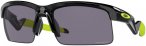 Oakley Kinder Capacitor Sportbrille (Größe One Size, schwarz)