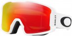 Oakley Line Miner XM Prizm Skibrille (Größe One Size, weiss)