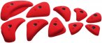 Ocun Holds 4 Edges Klettergriff Set (Größe One Size, rot)