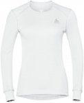 Odlo Damen Active Warm Eco Crew Longsleeve (Größe XL, weiss)