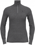Odlo Damen Active Warm Half Zip Longsleeve (Größe XL, grau)