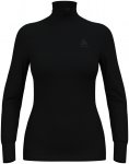 Odlo Damen Active Warm Half Zip Longsleeve (Größe XL, schwarz)