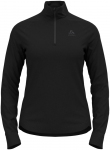 Odlo Damen Berra Half Zip Longsleeve (Größe XS, schwarz)