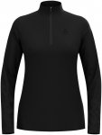 Odlo Damen Essential Light 1/2 Zip Longsleeve (Größe XS, schwarz)