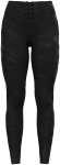 Odlo Damen Zeroweight Print Reflective Tights (Größe S, schwarz)