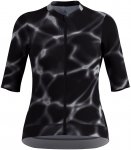 Odlo Damen Zeroweight Pro Print Radtrikot (Größe M, schwarz)