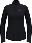 Odlo Damen Zeroweight Warm 1/2 Zip Longsleeve (Größe M, schwarz)