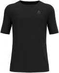 Odlo Herren Merino 200 Crew Neck T-Shirt (Größe XXL, schwarz)