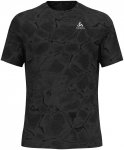 Odlo Herren Zeroweight Engineered Chill-Tec T-Shirt (Größe S, schwarz)